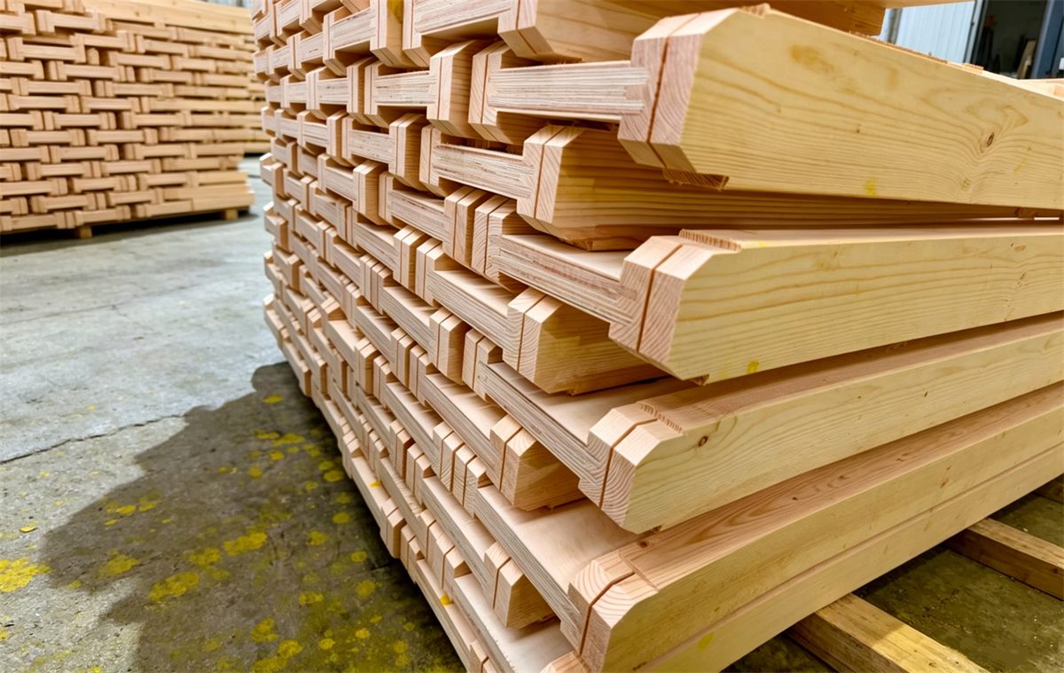 Strict quality control for H20 timber beams