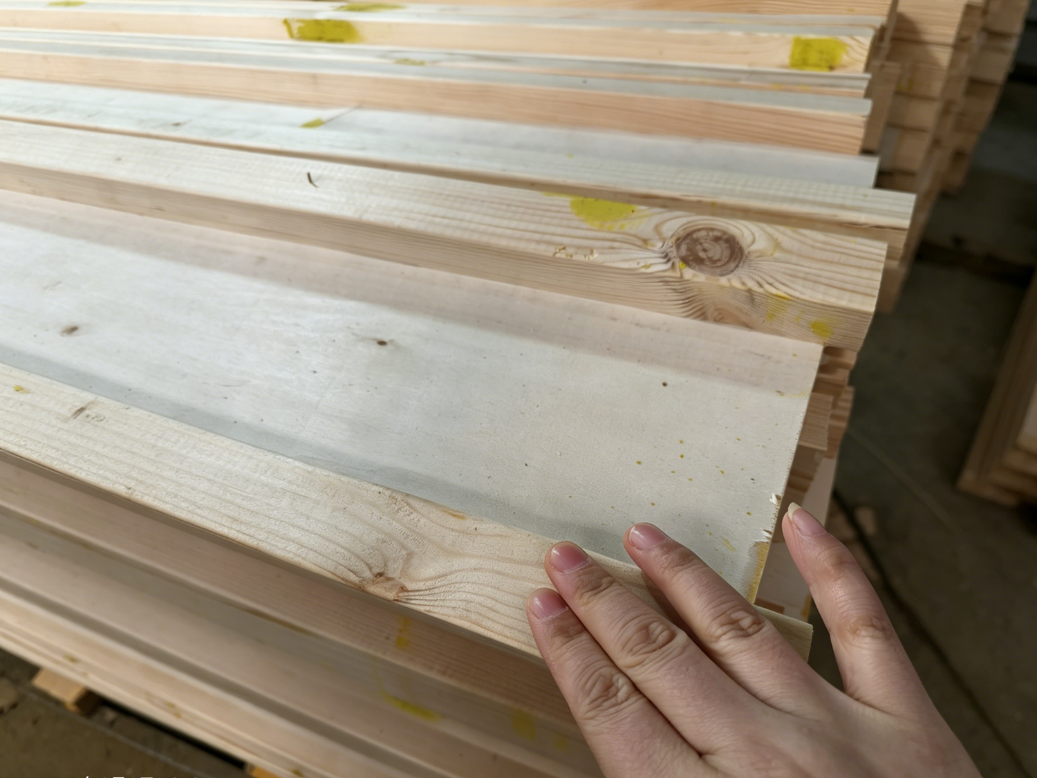 H20 timber beam quality inspection