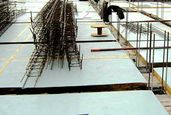 UPVC plastic slab formwork application