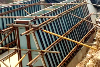 UPVC plastic formwork for special projects