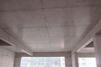 UPVC plastic formwork after releasing concrete