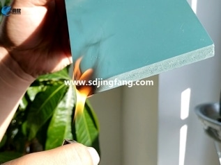 PVC formwork fireproof testing
