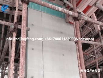 Plastic formwork panels