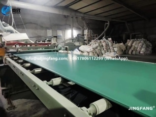 Why JINGFANG® PVC formwork for concrete has glossy surface ？
