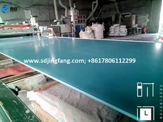 Azure blue PVC Shuttering Sheets for construction