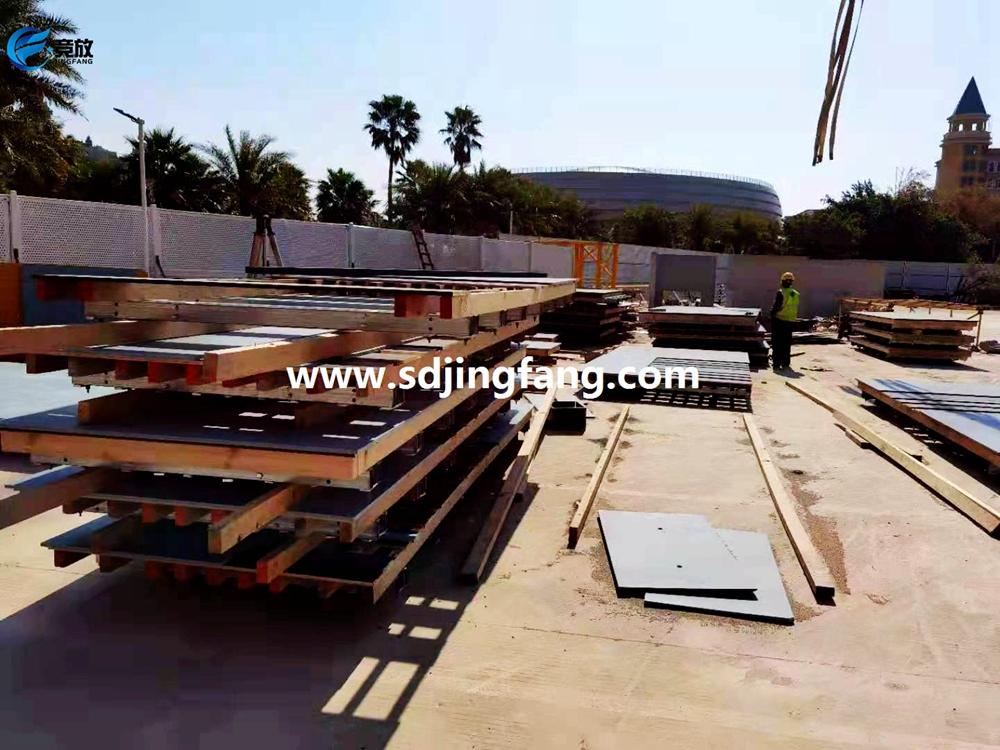PVC shuttering material for slab formwork